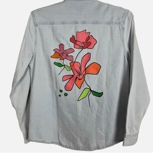 ZARA Unisex Denim Shacket